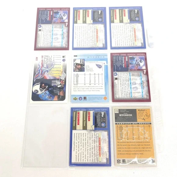 Frank Wycheck Football Card Lot Titans Autograph Inserts Chase Tennessee Vintage - Picture 5 of 16